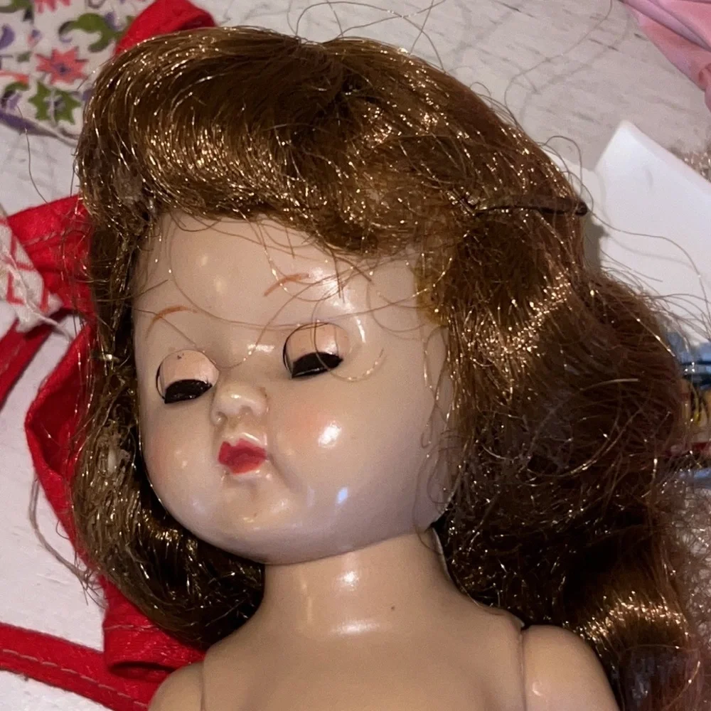 Vintage 50’s Ginny doll clothes and accessories light brunette